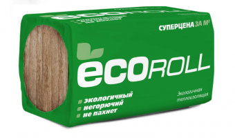 Теплоизоляция "Экоролл" листовой 1230х610/16, Теплоизоляция "Экоролл" листовой 1230х610/16