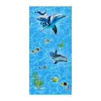 "Урал" Панель пластиковая 21Т021 Карибы Дельфины 2,6м (7мм.)/12 БРАК!, "Урал" Панель пластиковая 21Т021 Карибы Дельфины 2,6м (7мм.)/12 БРАК!