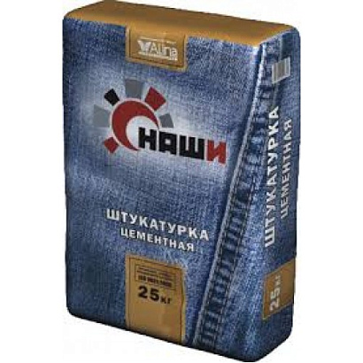 "Наши" Скала штукатурка цементная 25 кг, "Наши" Скала штукатурка цементная 25 кг